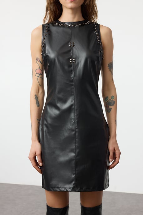 Damen Mini-Kleid, gerade geschnitten, lang, für Tag und Nacht - Image 2