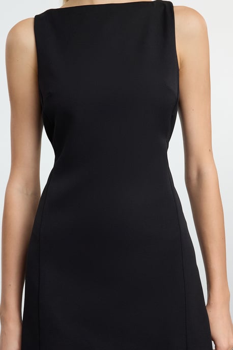 Gerade geschnittenes, ärmelloses Mini-Businesskleid für Damen - Image 3