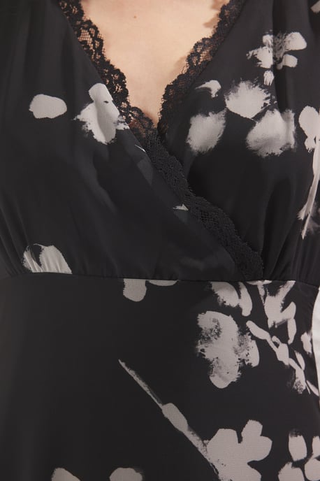 Damen Minikleid mit Blumenmuster, ärmellos, für Tag und Nacht - Image 2