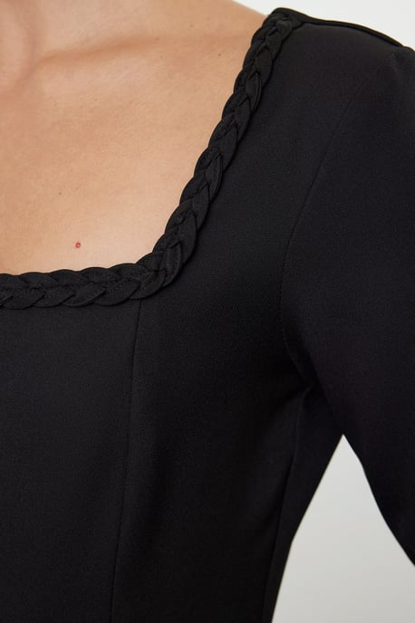 Damen Mini-Kleid, gerade geschnitten, lang, für Tag und Nacht - Image 3