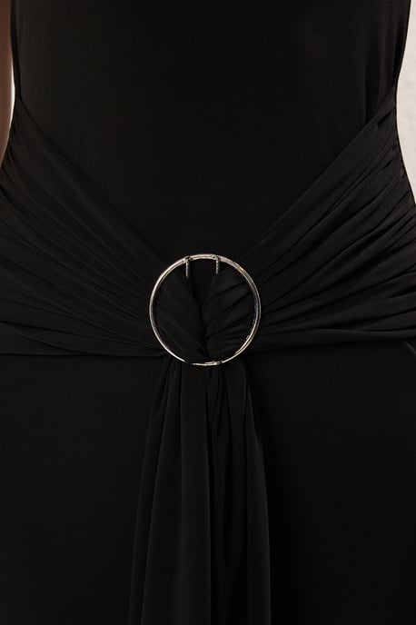 Ärmelloses, gerades, tailliertes Midi-Kleid für Damen, lässig/alltagstauglich - Image 2