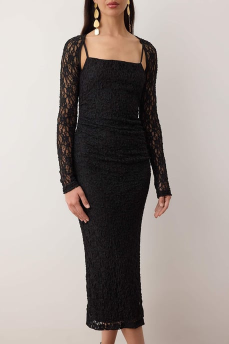 Elegantes, figurbetontes Midi-Kleid für Damen - Image 2