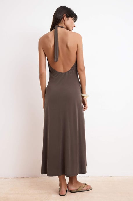 Damen-Midikleid, ärmellos, flach, lässig/alltagstauglich - Image 3