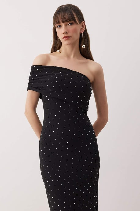 Ärmelloses, gerades, elegantes, figurbetontes Midi-Kleid für Damen/Abendkleid - Image 4