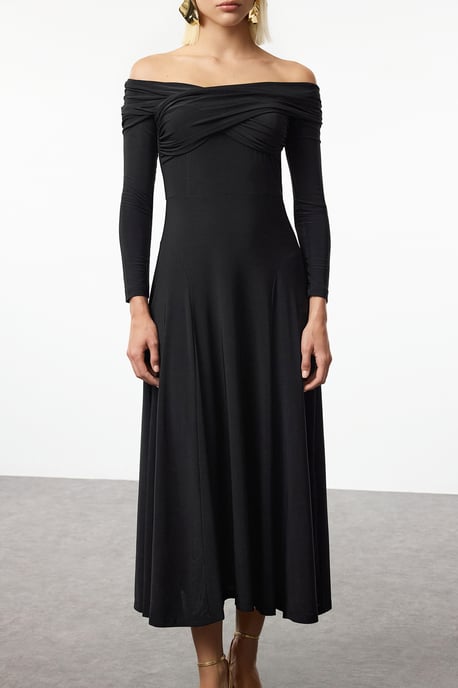 Gerade geschnittenes, ärmelloses, tailliertes Cocktailkleid für Damen in Midi-Länge - Image 2