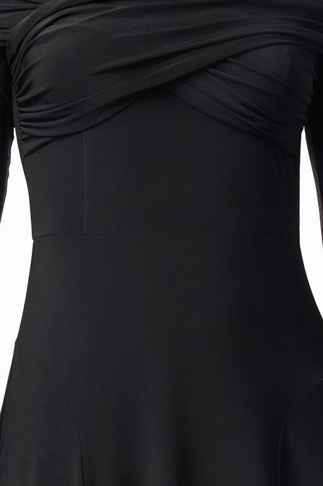 Gerade geschnittenes, ärmelloses, tailliertes Cocktailkleid für Damen in Midi-Länge - Image 3