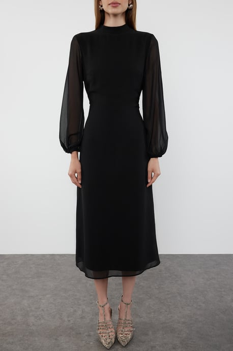 Bedrucktes Damen-Midikleid, lang, für Tag und Nacht - Image 2