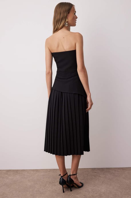 Ärmelloses, gerades A-Linien-Kleid für Damen, Midi-Länge, geeignet für Tag und Abend - Image 3