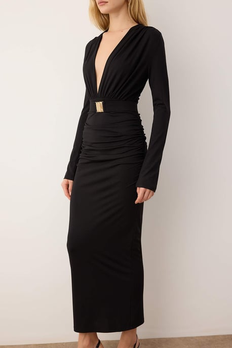 Elegantes, figurbetontes Midi-Kleid für Damen – perfekt für den Abend - Image 2