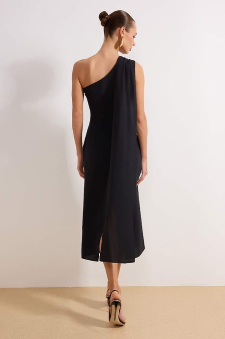 Elegantes, ärmelloses Midi-Kleid für Damen, ideal für den Abend. - Image 3