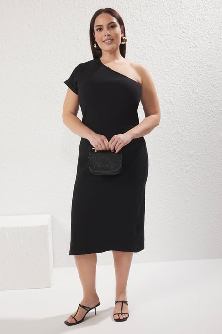 Curve Damen Midikleid, gerade geschnitten, ärmellos, lässig/alltagstauglich, figurbetont, in großen Größen - Image 1