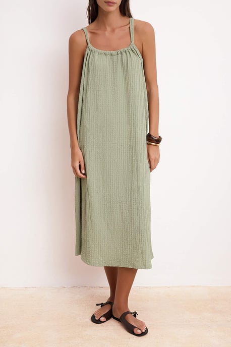 Ärmelloses, flaches Midi-Kleid für Damen - Image 2