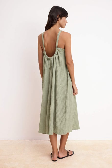 Ärmelloses, flaches Midi-Kleid für Damen - Image 3