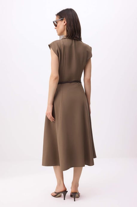 Damen-Midikleid, ärmellos, flach, lässig/alltagstauglich - Image 3