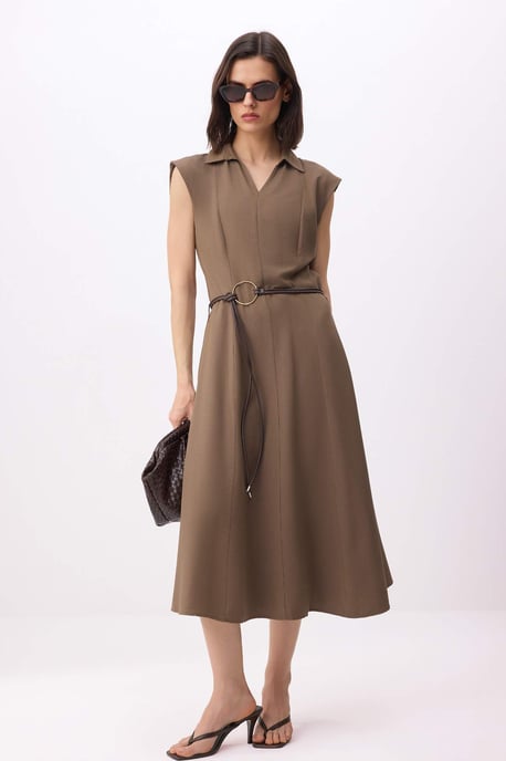 Damen-Midikleid, ärmellos, flach, lässig/alltagstauglich - Image 4