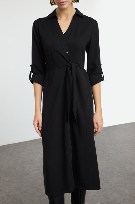 Damen-Midikleid, lang, gerade geschnitten, lässig/alltagstauglich - Image 2