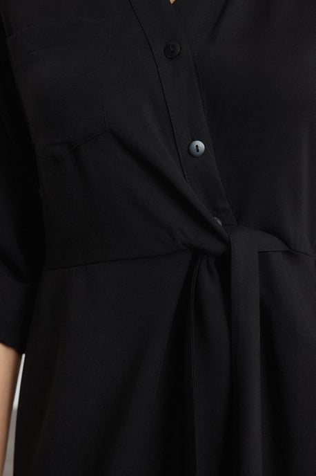 Damen-Midikleid, lang, gerade geschnitten, lässig/alltagstauglich - Image 3