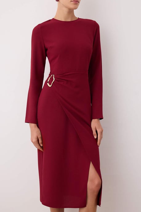 Flaches, mittellanges A-Linien-Kleid für Damen, ideal für Tag und Nacht - Image 2