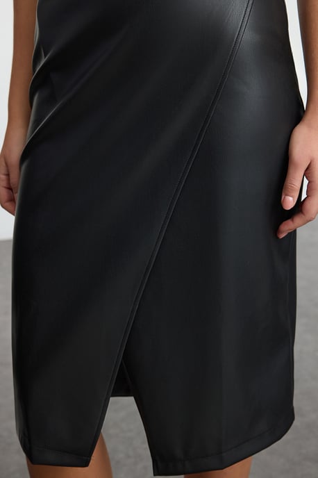Damen Midi-Kleid, ärmellos, gerade geschnitten, figurbetont, für Tag und Nacht - Image 3