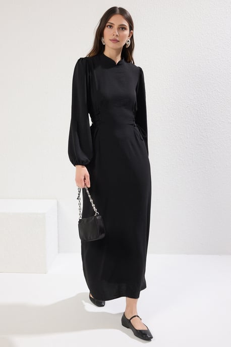 Langes, gerades Damen-Hijab-Kleid für Freizeit und Alltag - Image 1