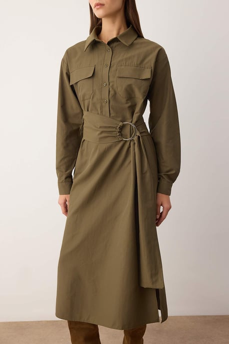 Damen-Midikleid, lang, lässig/A-Linien-Kleid - Image 2