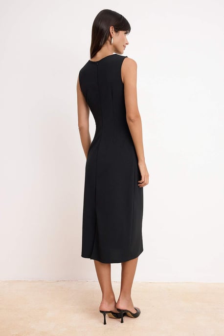 Ärmelloses, flaches Midi-Kleid für Damen - Image 3