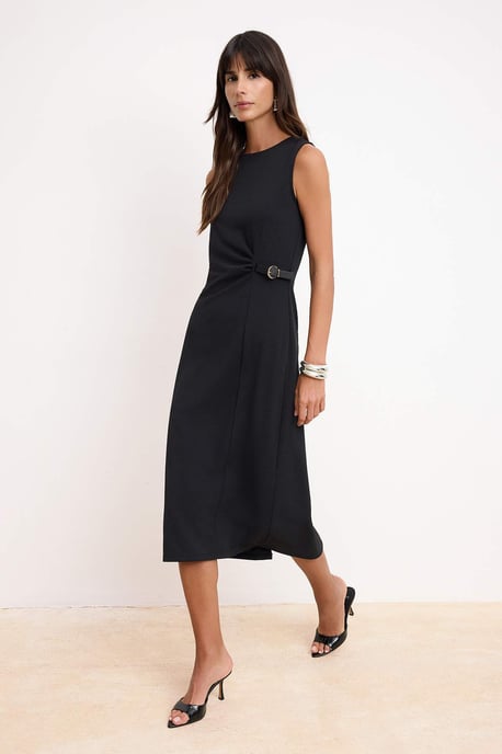 Ärmelloses, flaches Midi-Kleid für Damen - Image 4