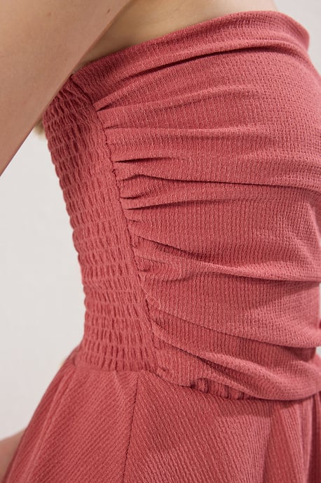 Rosa, gerades, ärmelloses Minikleid für Damen, lässig/alltagstauglich - Image 2