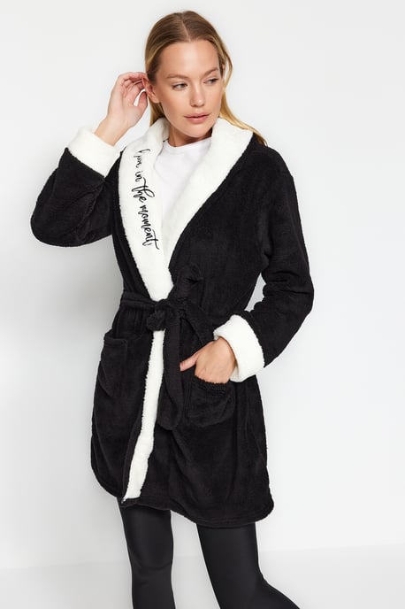 Damen-Morgenmäntel mit Slogan - Image 2