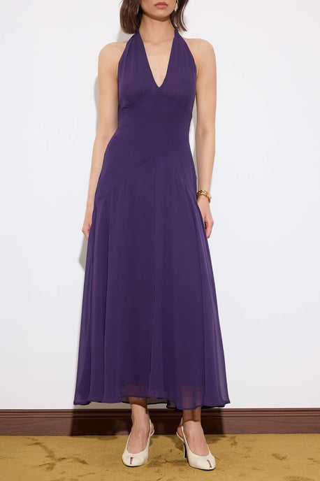 Elegantes, ärmelloses Maxikleid für Damen im Skater-Stil/Nachtkleid - Image 2