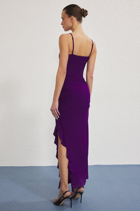 Damen-Maxikleid, ärmellos, gerade geschnitten, lässig/für den Alltag, schmal geschnitten - Image 3