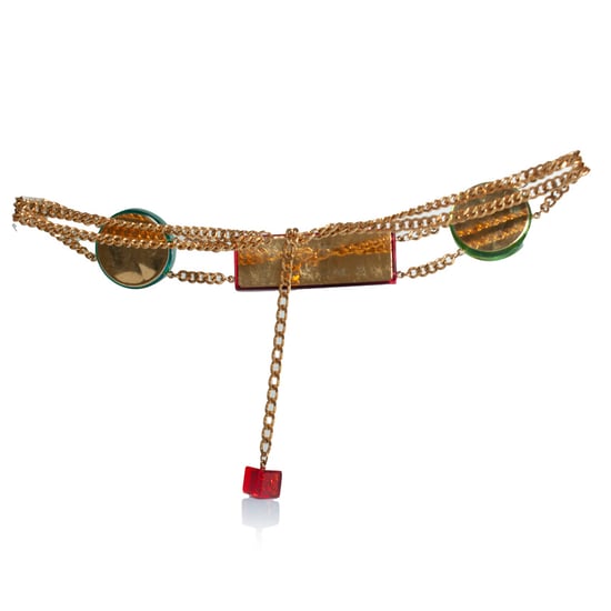 Chanel, mehrfarbiger, irisierender Kettengürtel - Image 3
