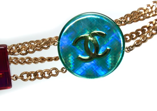 Chanel, mehrfarbiger, irisierender Kettengürtel - Image 4