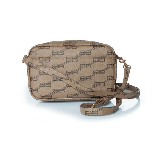 Balenciaga Kameratasche mit BB-Monogramm in Beige - Image 4