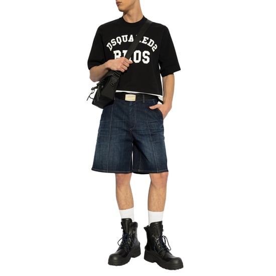 Dsquared2 Dark Bermuda Shorts Denim Marineblau - Image 4