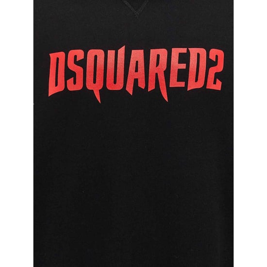 Dsquared2 Horror Logo Schwarzer Hoodie - Image 3