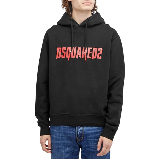 Dsquared2 Horror Logo Schwarzer Hoodie - Image 4