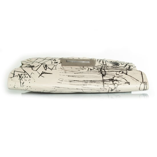 Giuseppe Zanotti, schwarz-weiße Clutch - Image 4