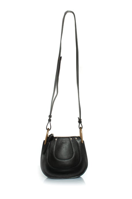 Chloe Mini Hayley Hobo-Tasche in Schwarz - Image 2