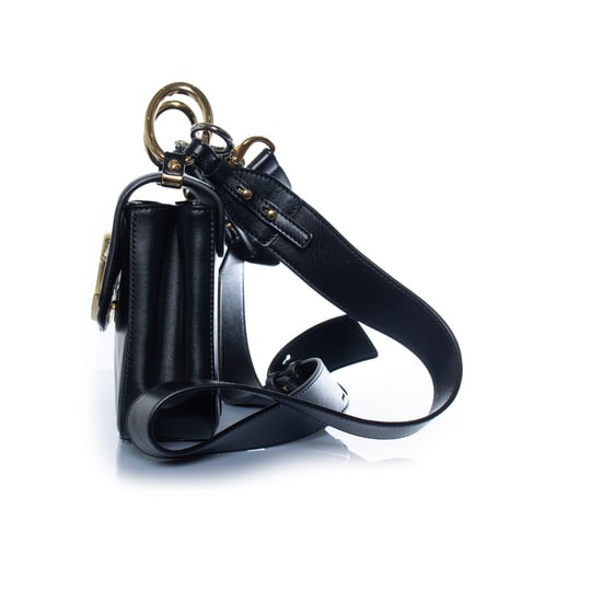 Chloé, C Ledertasche in Schwarz - Image 3