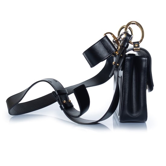 Chloé, C Ledertasche in Schwarz - Image 4