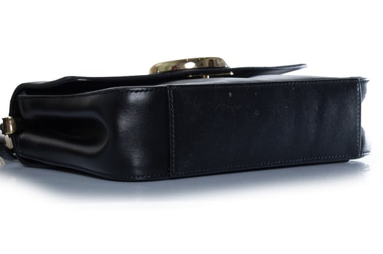 Chloé, C Ledertasche in Schwarz - Image 5