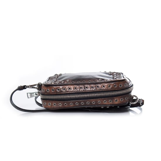 Prada, Vitello Vintage verziertes Kamerakurier-Tasche. - Image 3