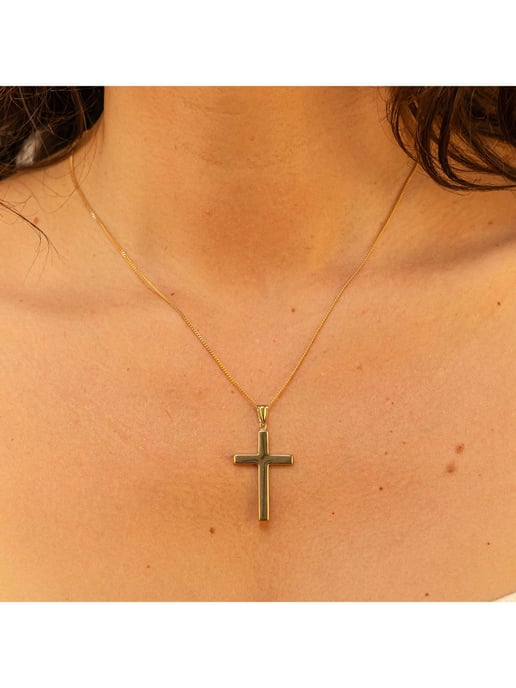 Fascination by Ellen K. Halskette Gold 333 mit Motiv Kreuz - Image 2