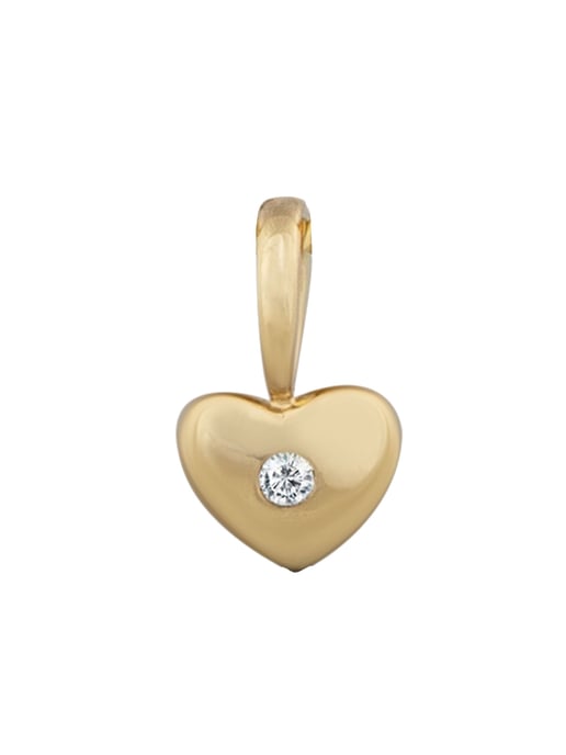 Orolino Anhänger 585 Gold Herz-Motiv mit Brillant 0,01ct. - Image 1