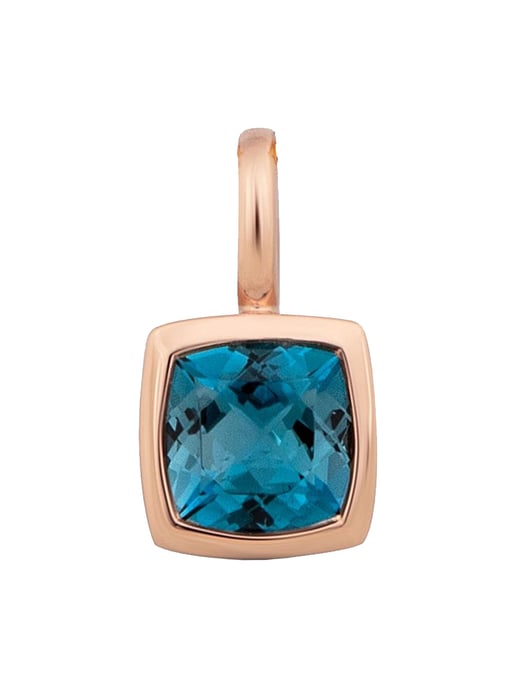 Orolino Anhänger 585 Gold mit Blautopas (beh.) - Image 1