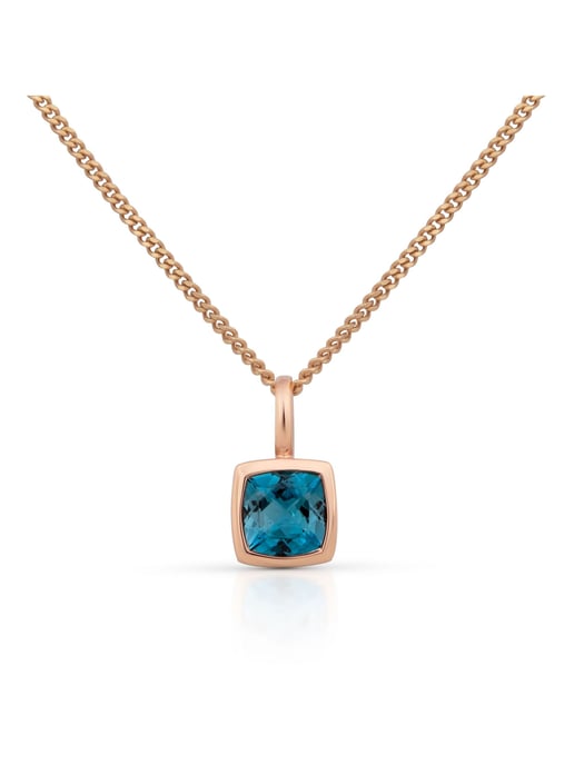 Orolino Anhänger 585 Gold mit Blautopas (beh.) - Image 2