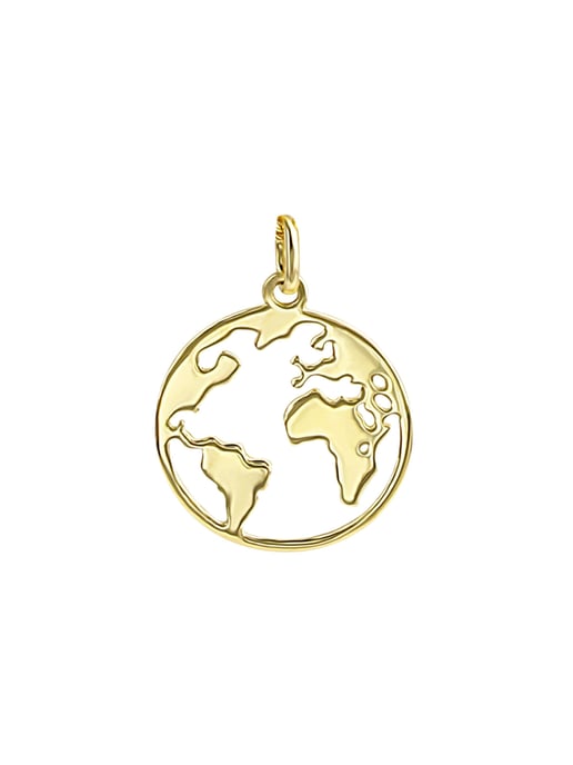 Orolino Anhänger 375 Gold mit Weltkugel-Motiv - Image 1