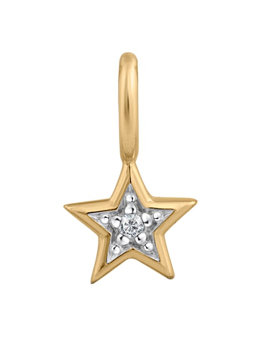 Orolino Anhänger Gold 585 Stern-Motiv mit Brillant 0,005ct. - Image 1
