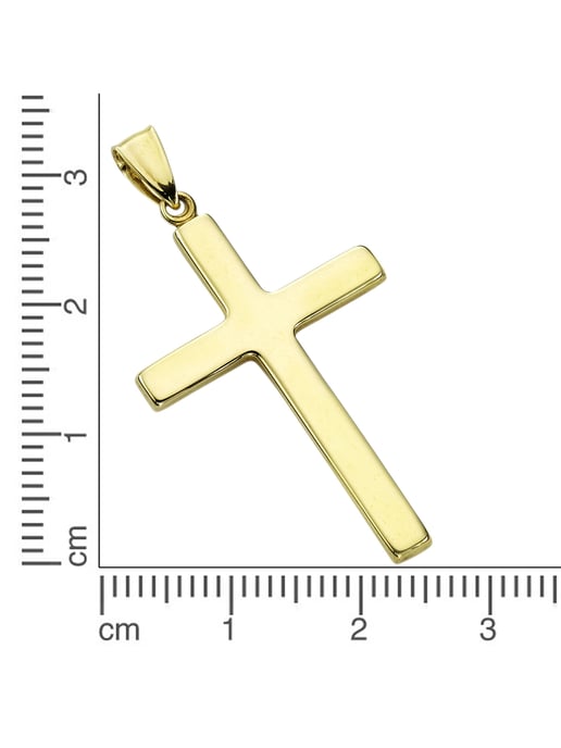 Fascination by Ellen K. Anhänger Gold 333 Kreuz 41mm - Image 2